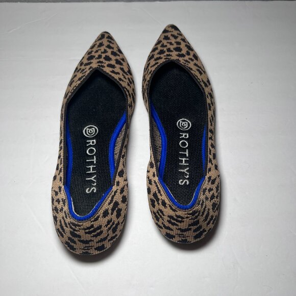 Rothy's The Pointed Flats Leopard Print - Picture 7 of 12